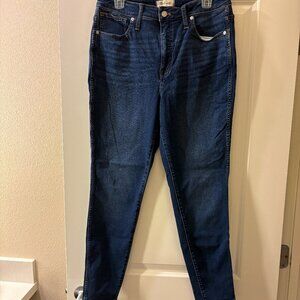 Madewell Curvy High Rise Skinny Jeans, Size 31